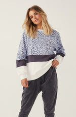 Load image into Gallery viewer, Tilly Sweater - Blue Leopard
