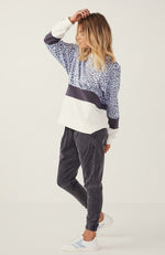 Load image into Gallery viewer, Tilly Sweater - Blue Leopard
