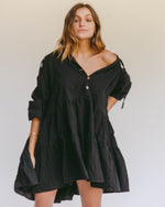 Load image into Gallery viewer, Avalon Smock Dress in Jett
