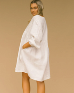 Load image into Gallery viewer, Lotti Smock Dress - White
