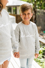 Load image into Gallery viewer, Béau Crew Neck Sweater - Kids
