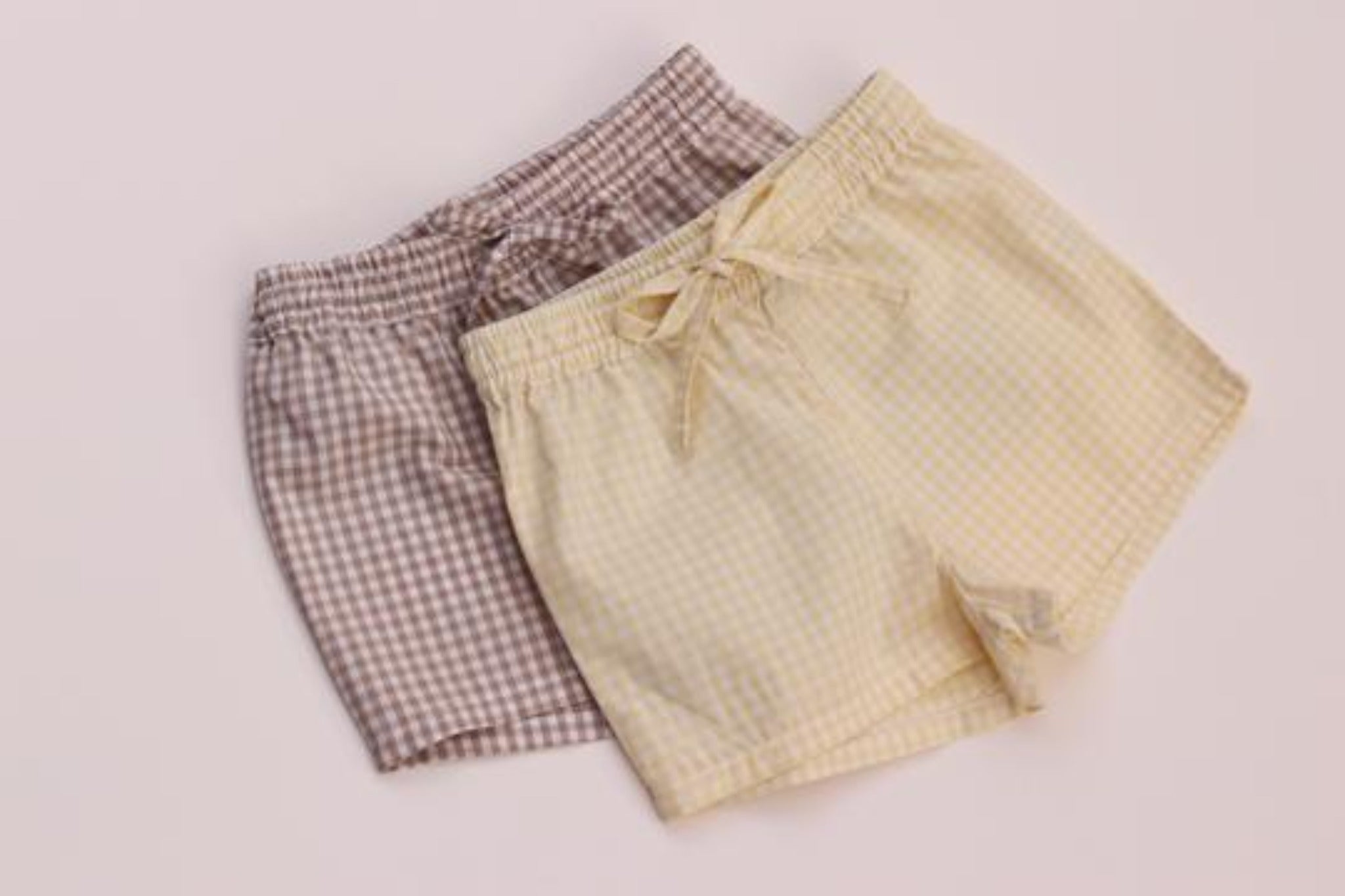 All Day Short in Cotton Gingham