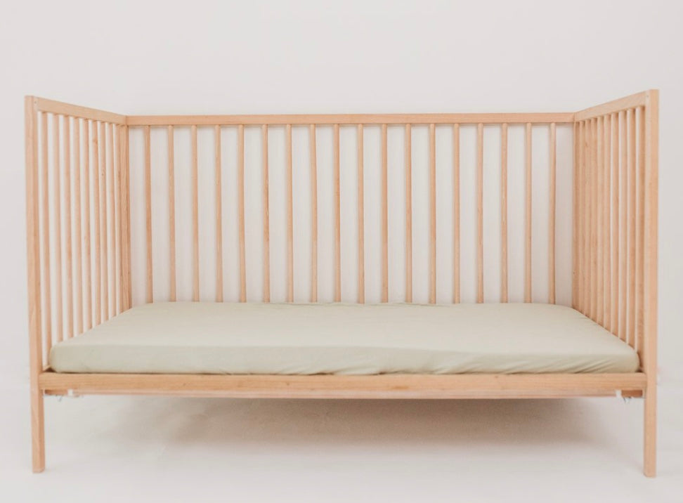 Cot Sheet - Bamboo Fitted - Sage