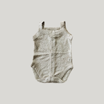 Load image into Gallery viewer, Teddy Tank Suit. Milk Tea
